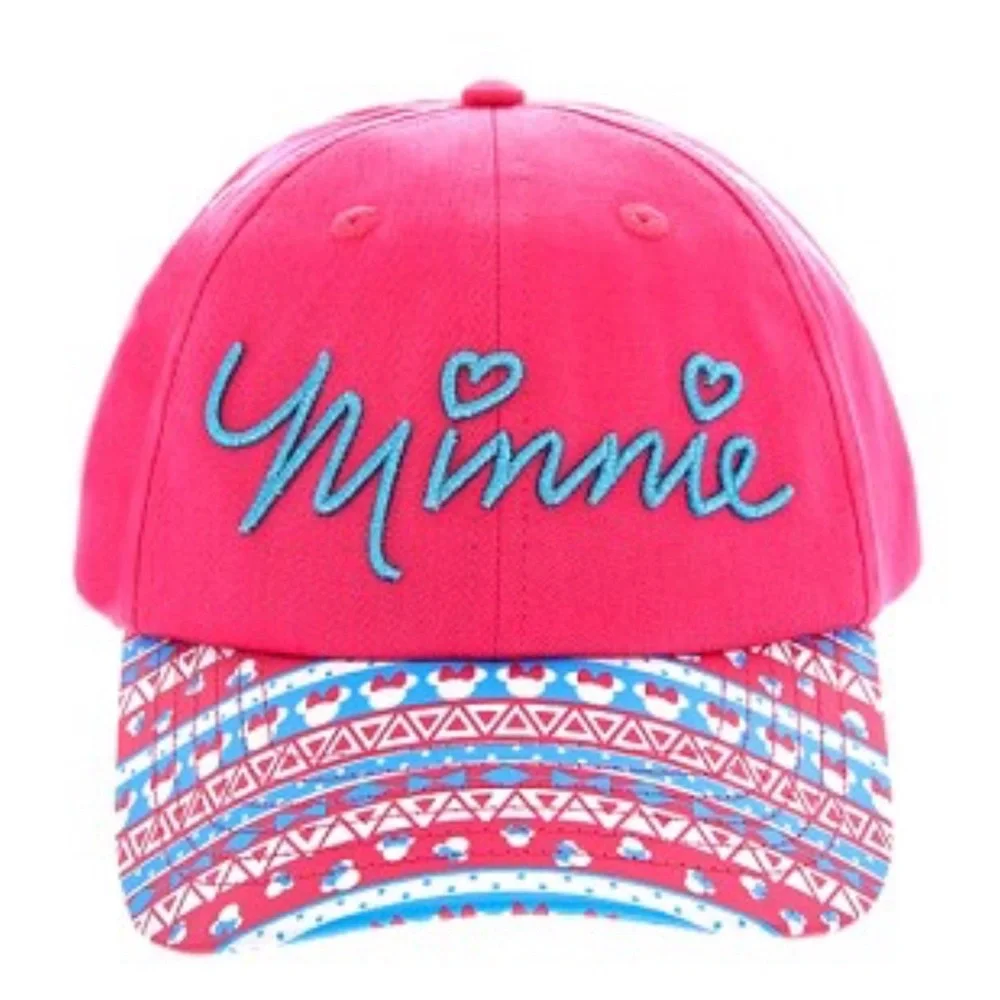 Disney Baseball Cap - Minnie Signature with Patterned Bill
